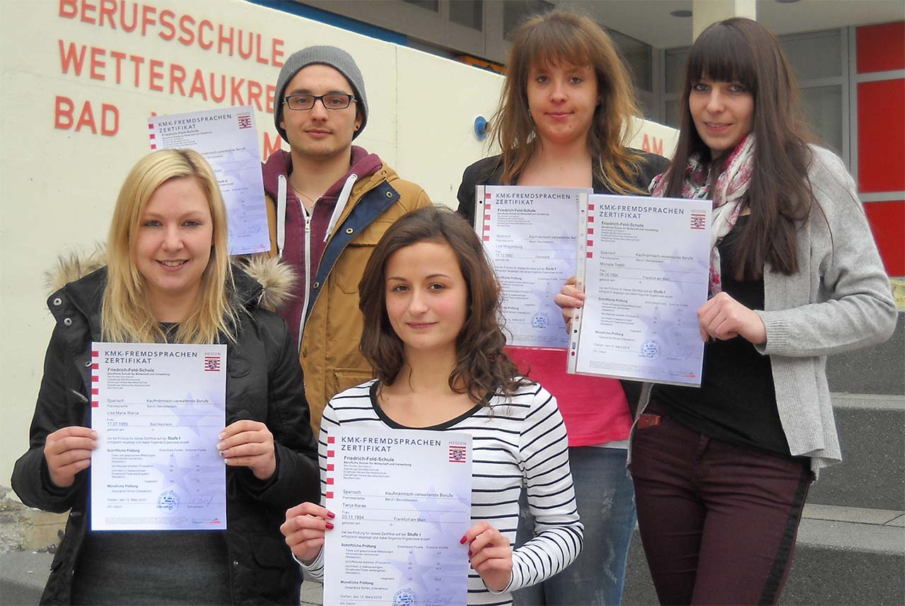 BSG Bad Nauheim - KMK-Fremdsprachen-Zertifikate Spanisch 2013