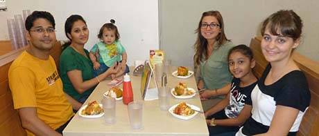 Namaste India - Empfang mit Chaat