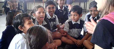 Projekt "Storytelling" - deutsche Märchen in Indien