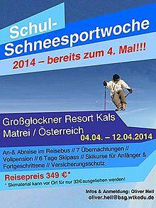 BSG Bad Nauheim - Schneesport 2014 - Anmeldung