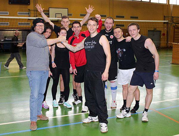 BSG Volleyball-Turnier Rosenmontag 2014 - Sieger 12FS